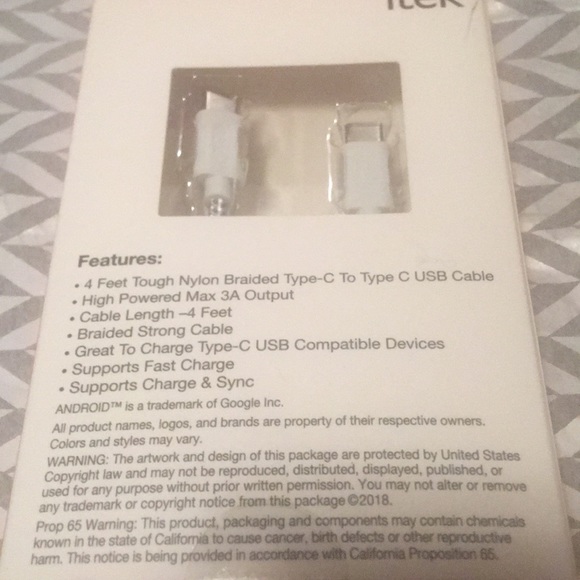 - Itek. Hi speed charging tape see to type C… - Picture 2 of 7